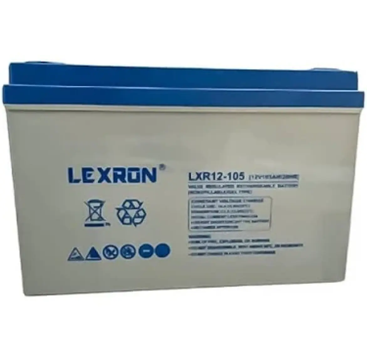Lexron 12 V Volt 105 Ah Amper Deep Cycle Solar Güneş Jel Akü