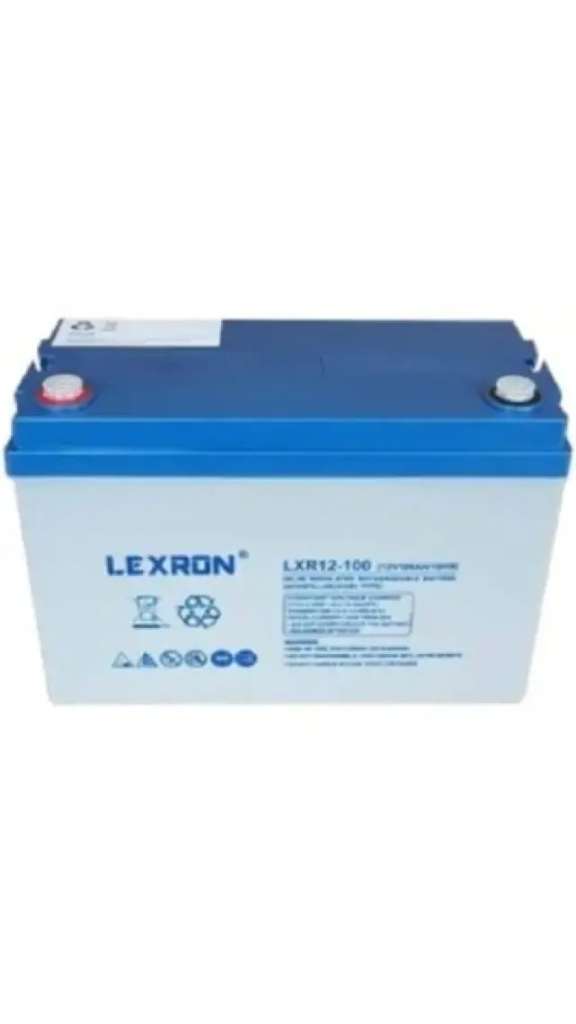 Lexron 12 V Volt 105 Ah Amper Deep Cycle Solar Güneş Jel Akü