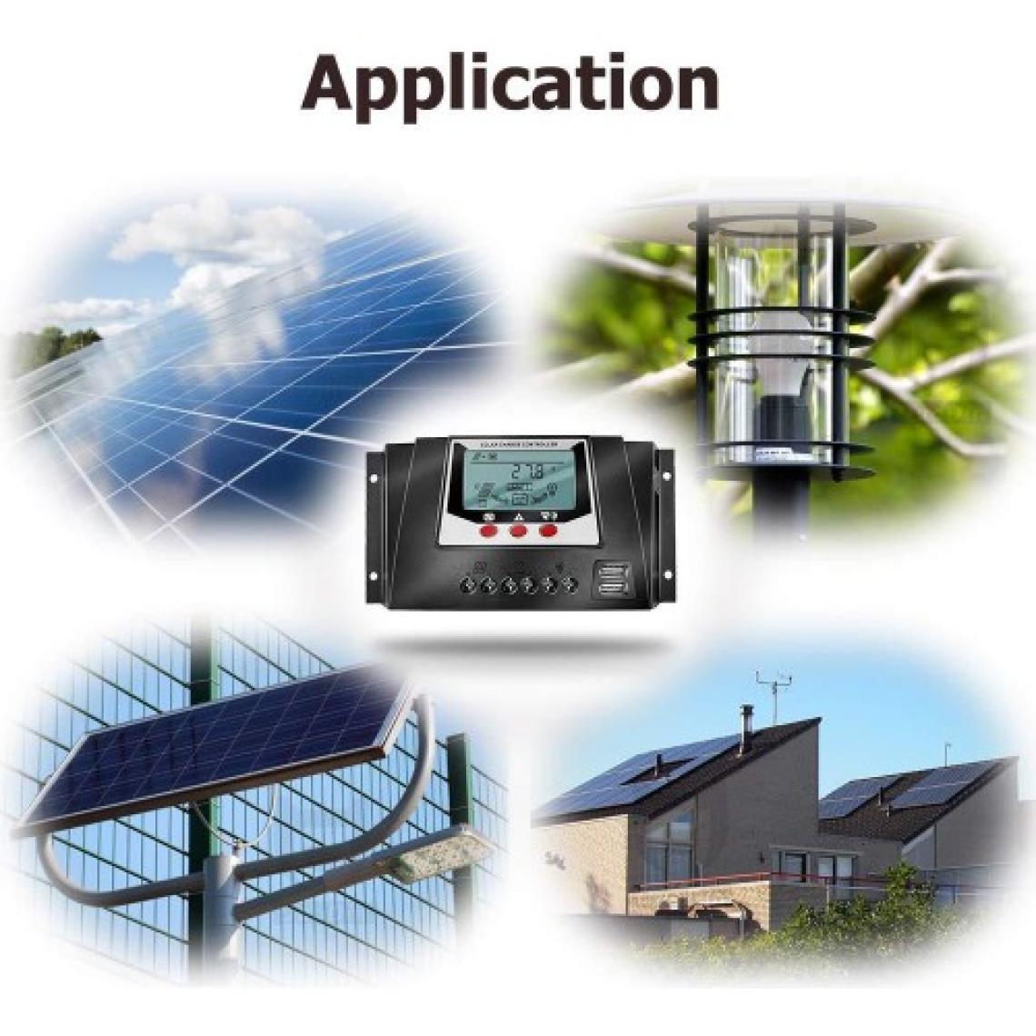 Özentek Solar Güneş Paneli Kesicisi Şarj Kontrol Regülatörü 12/24V 30A