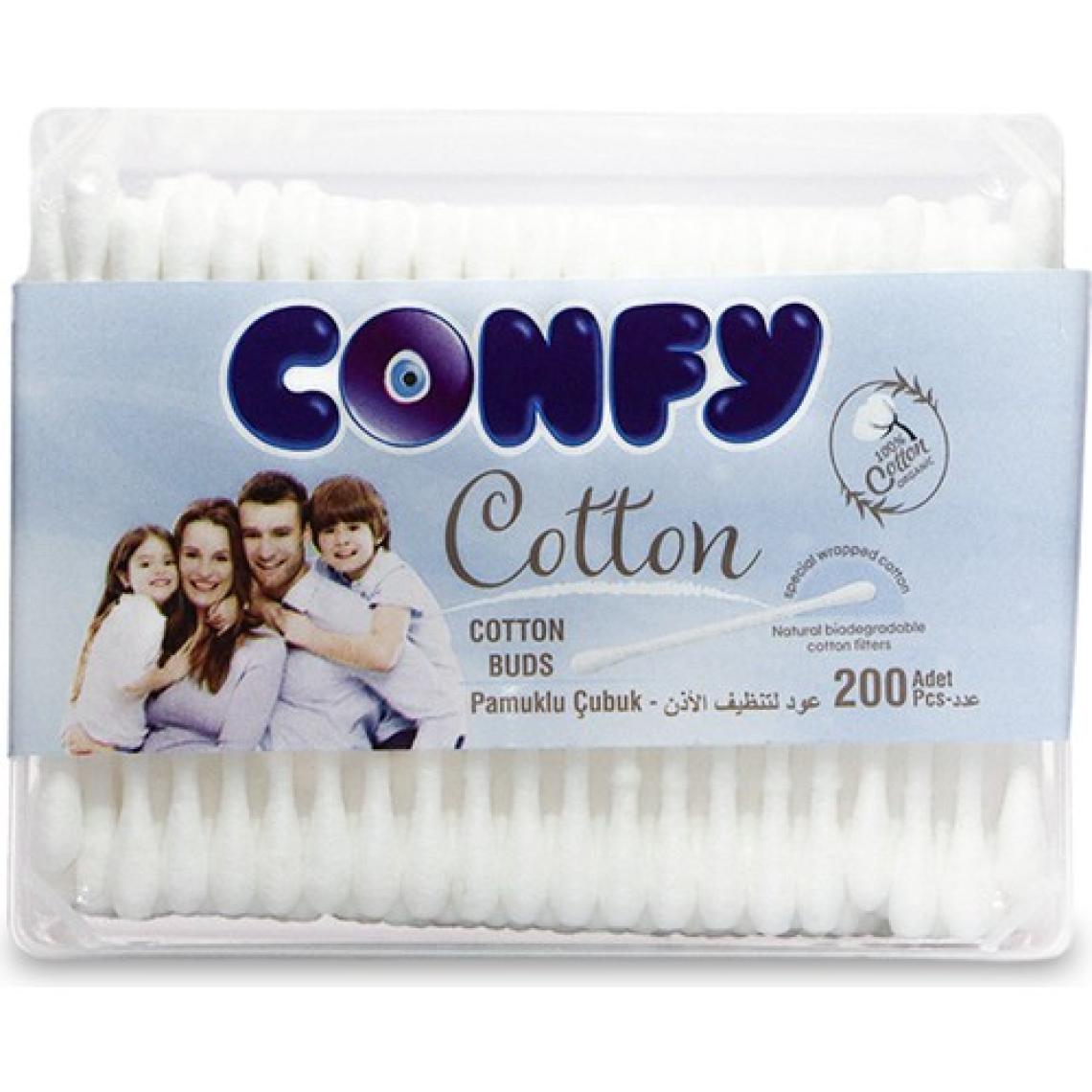 Confy Kulak Temizleme Çubuğu - 200 Adet
