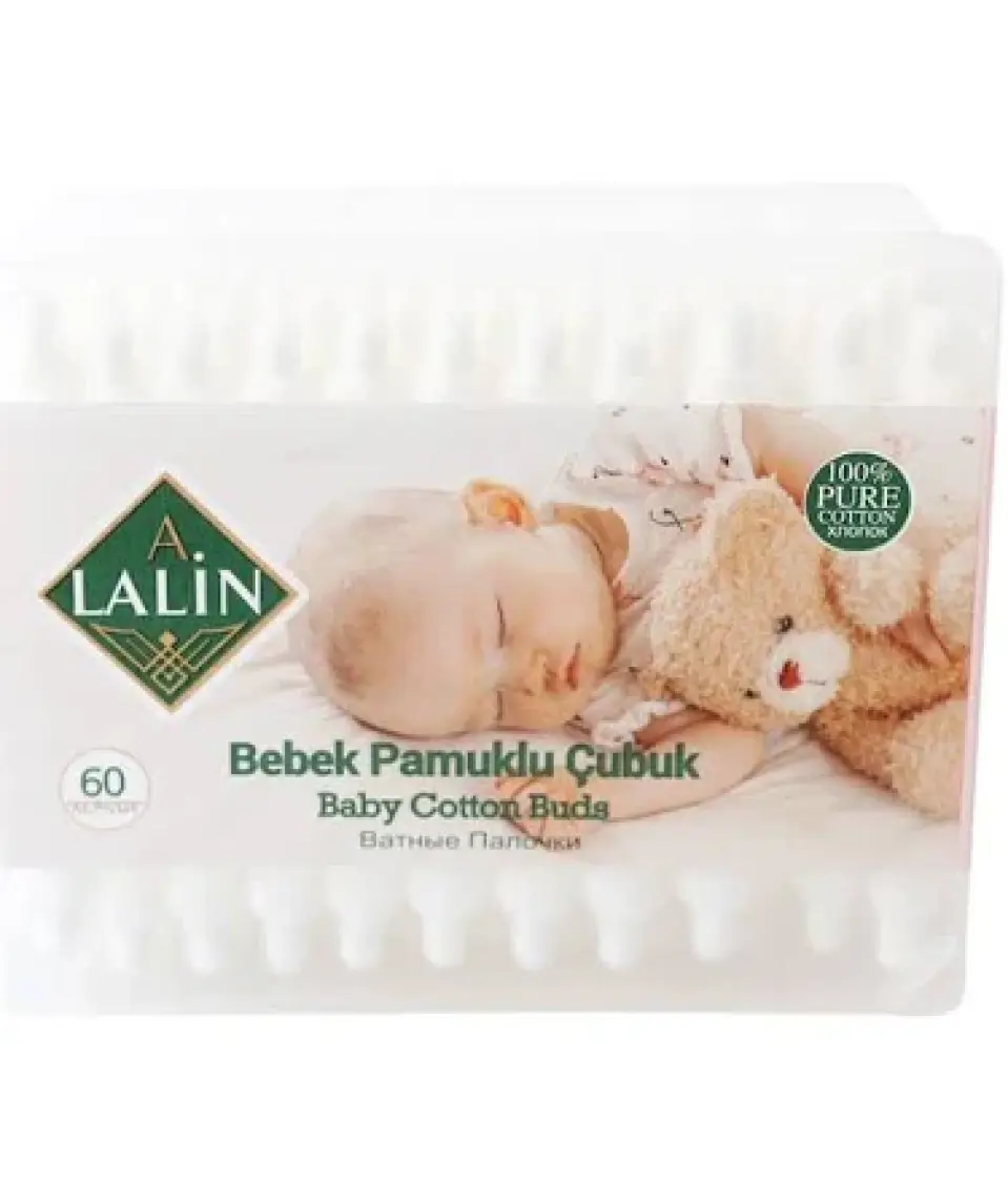 A-Lalin A  Bebek Pamuklu Çubuk 60'lı