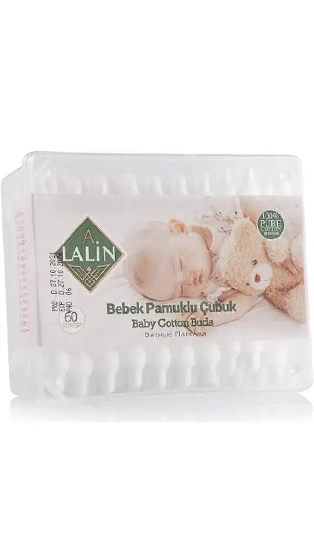 A-Lalin A  Bebek Pamuklu Çubuk 60'lı