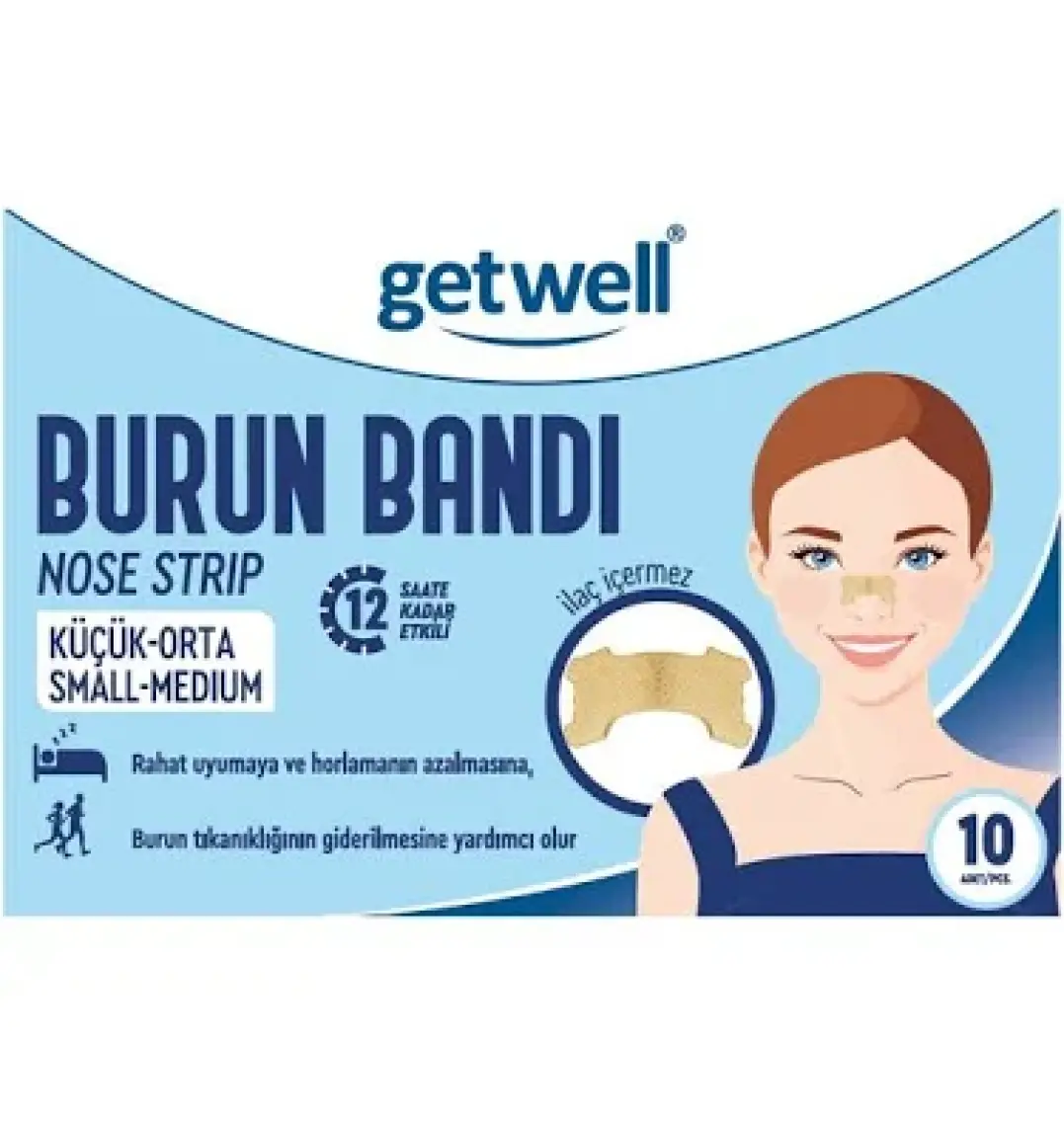 Burun Bandı Küçük & Orta Boy 10 adet