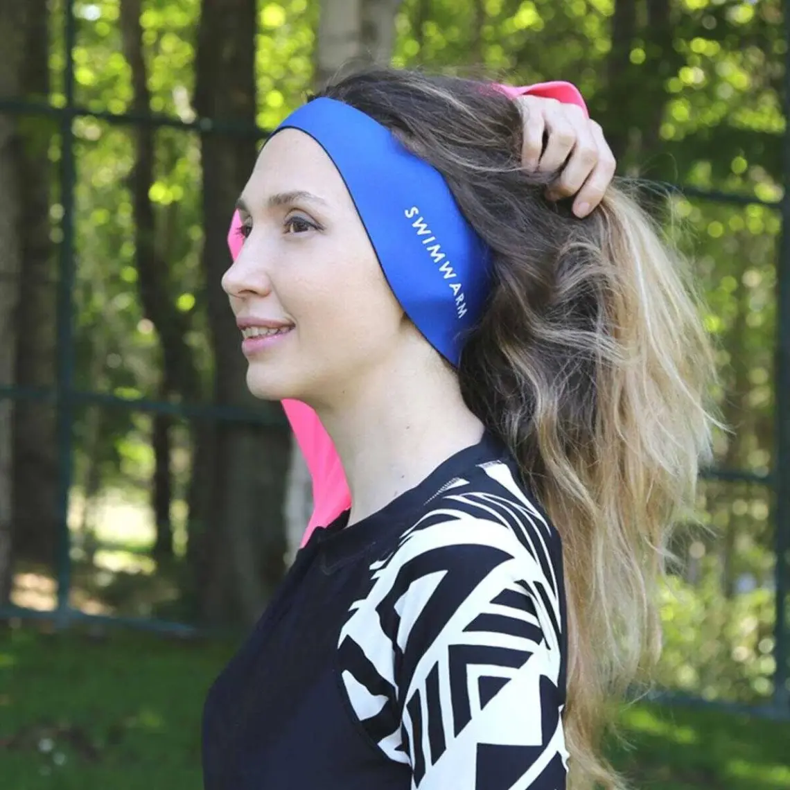 Owli Swimwarm Kulak Koruyucu Mavi Yetişkin