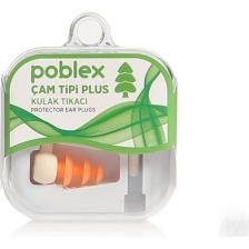 Poblex Çam Tipi Plus Kulak Tıkacı 1 Çift (2 adet) Medium Kutulu