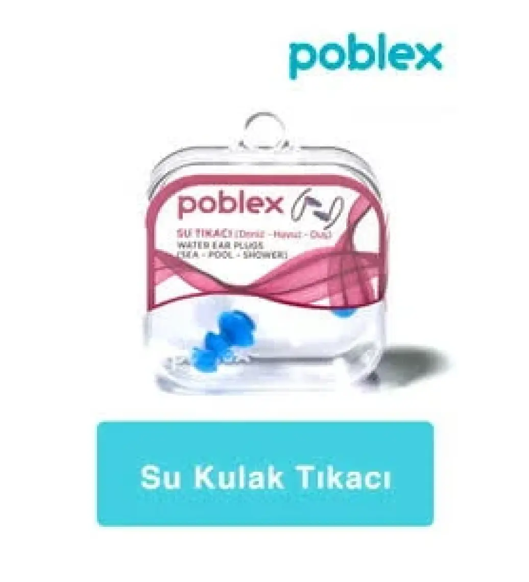 Poblex Su Deniz Havuz Duş Tıkacı 1 Çift Kutulu