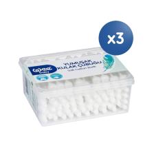 Emniyetli Kulak Temizleme Çubuğu Seti (60x3 180 Adet)