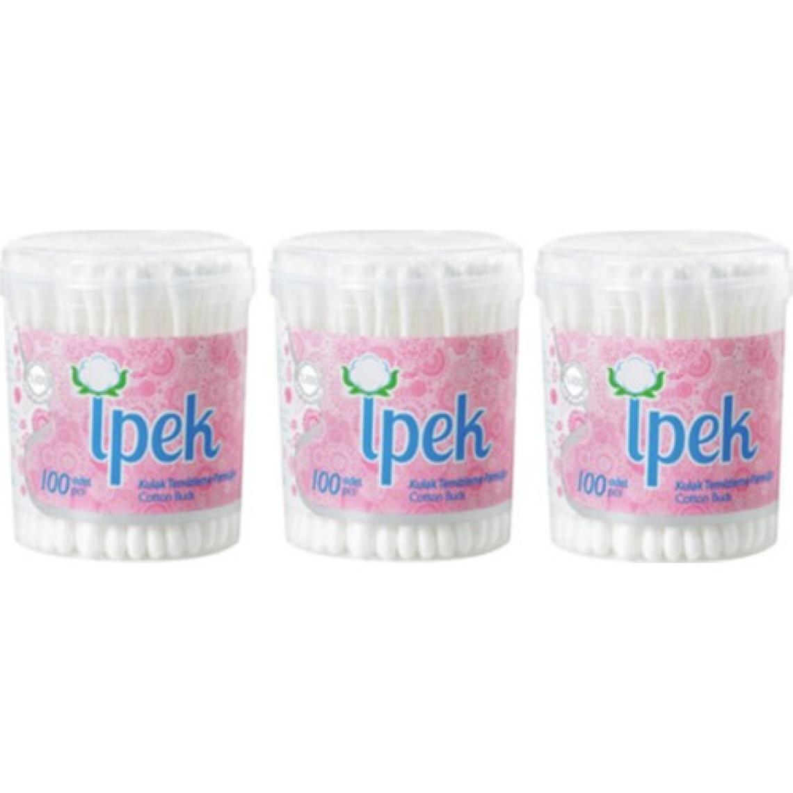 İpek Kulak Temizleme Pamuğu Çubuğu 100 'lü x 3 Paket