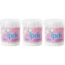 İpek Kulak Temizleme Pamuğu Çubuğu 100 'lü x 3 Paket