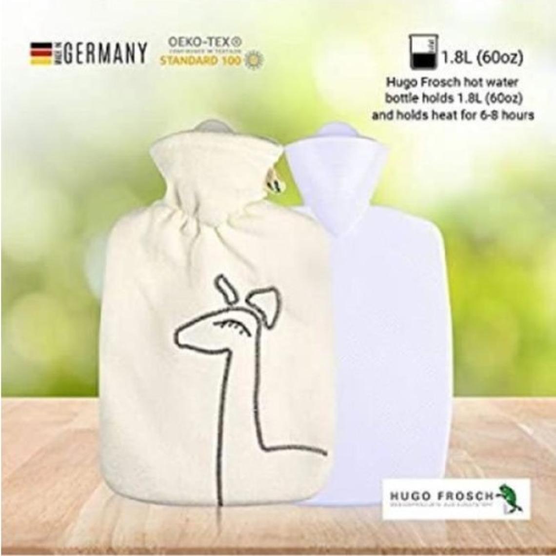 Hugo Frosch Germany 1.8 lt Zürafa Desenli Sıcak Su Torbası Krem