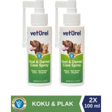 Veturel Ağız Ve Diş Bakım Spreyi 2X100Ml Kedi Köpek Plak Tartar