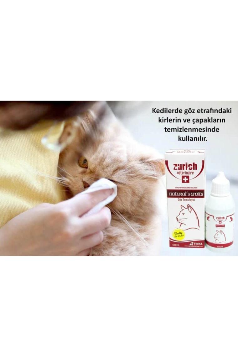 Zurich Kediler İçin Göz Temizleyici 50ml