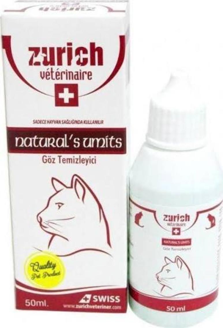 Zurich Kediler İçin Göz Temizleyici 50ml