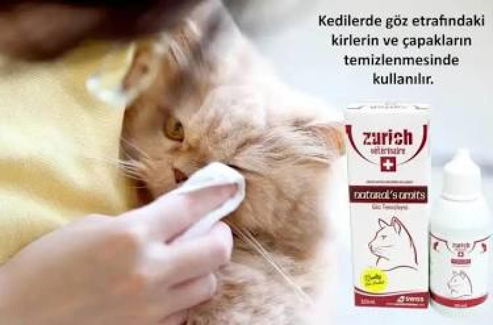 Zurich Kediler İçin Göz Temizleyici 50ml