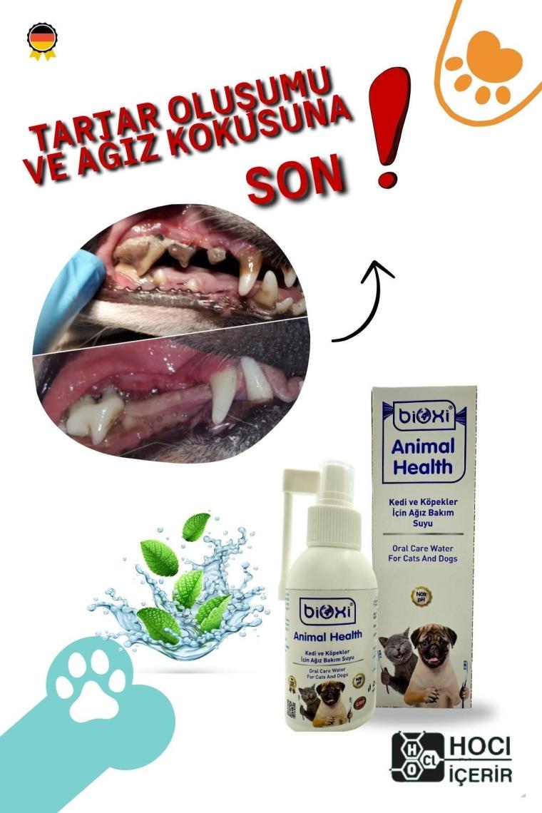 Bioxi Kedi ve Köpekler İçin Ağız Bakım Suyu 100 ml