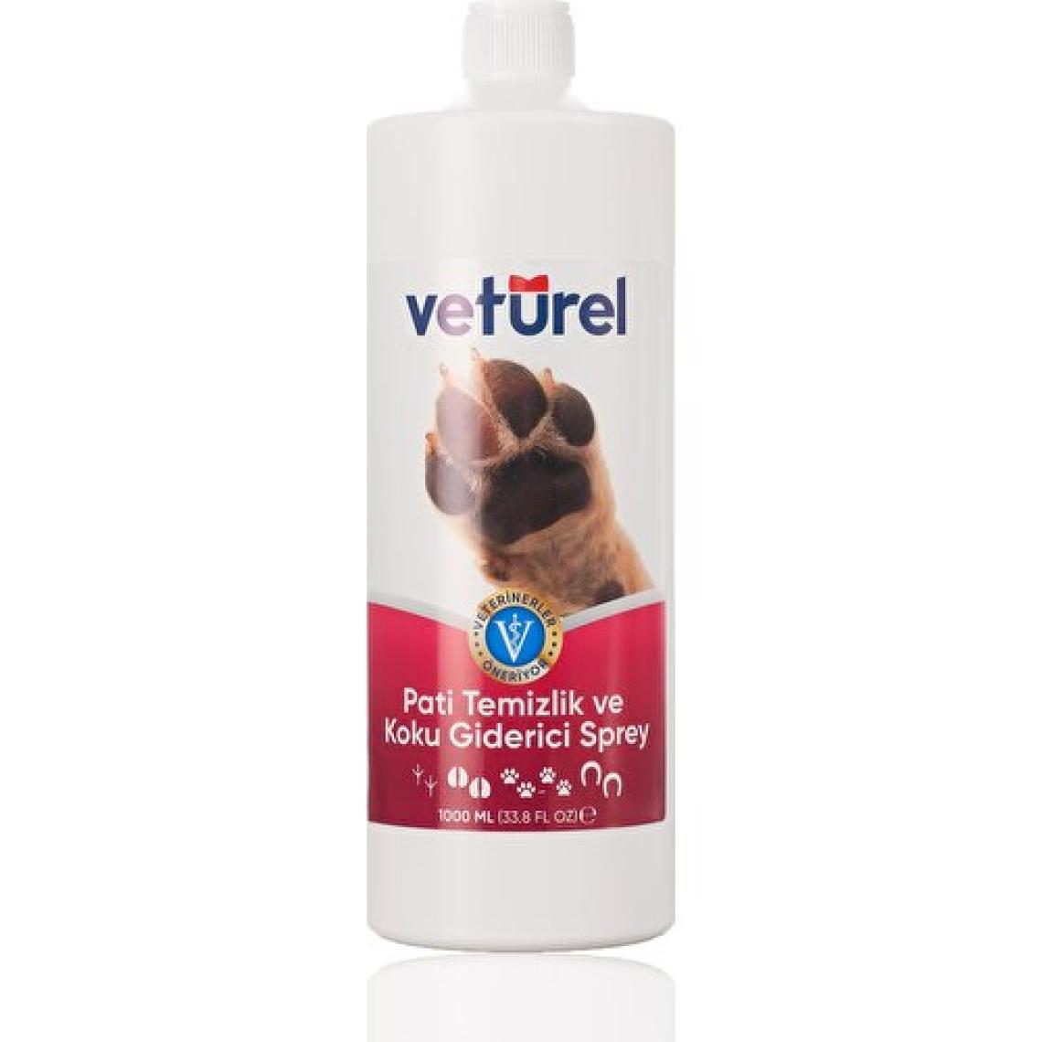 Veturel Pati Temizlik ve Koku Giderici Sprey 1000ml Kedi Tüy Köpek Pati Temizleme Köpüksüz Pati Bakım