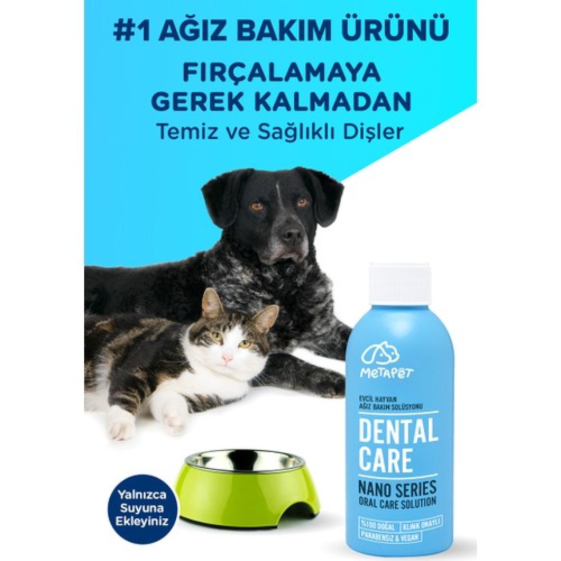 Metapet Nano Series Kedi Ağız Bakım Suyu, Ağız Kokusuna Son, Diş Bakımı Ve Temizleme Spreyi