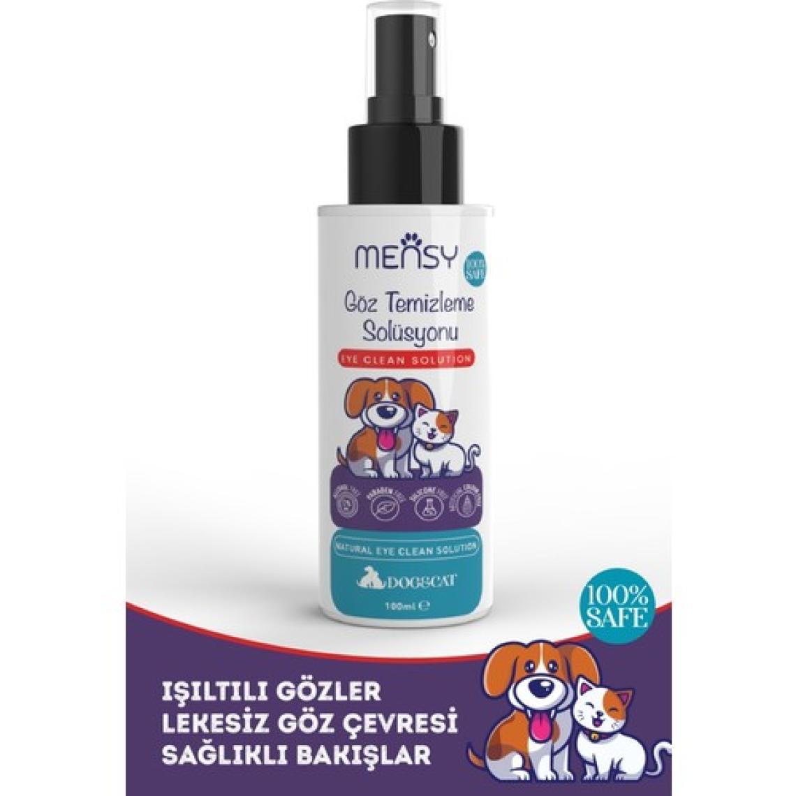 Mensy Kedi ve Köpekler Için Göz Temizleme Solisyon