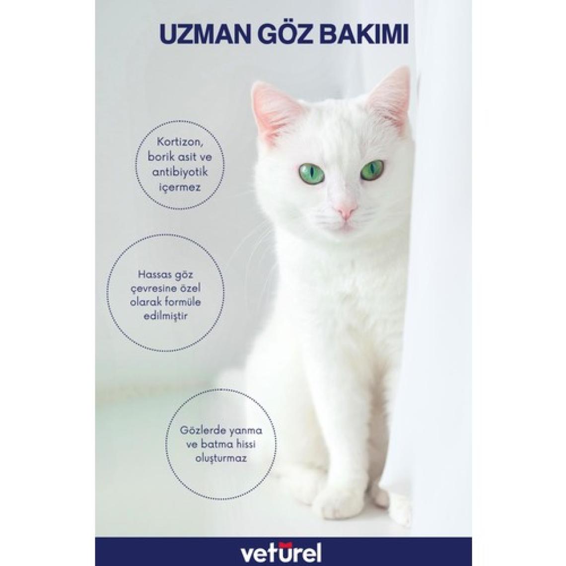 Göz Bakım Solüsyonu 100ml Kedi Göz Temizleme Köpek Gözyaşı Lekesi