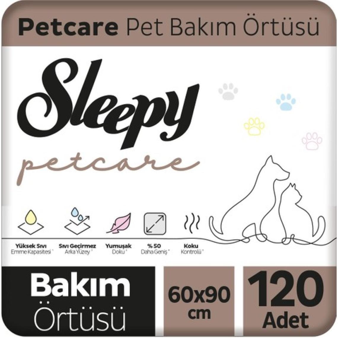 Sleepy Petcare Pet Bakım Örtüsü 60X90 cm 4X30 (120 Adet)