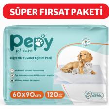 Pepy Pet Care Pepy 60X90 Cm Hijyenik Tuvalet Eğitim Pedi 30'Lu 4 Paket 120 Adet