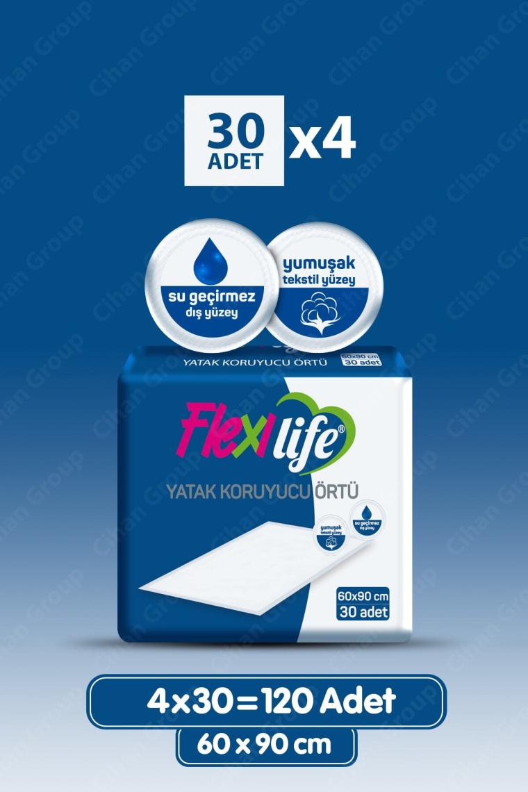 Hasta Altı Bezi Yatak Koruyucu 60x90 Cm 30'lu 4 Paket