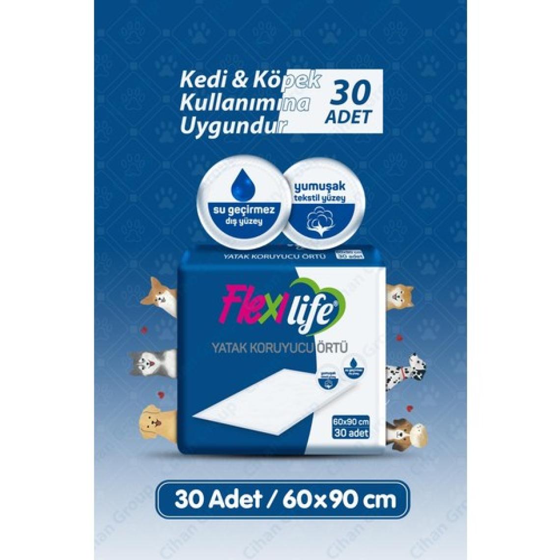 Flexilife 30 Adet Köpek Çiş Pedi 60 Cm x 90 Cm