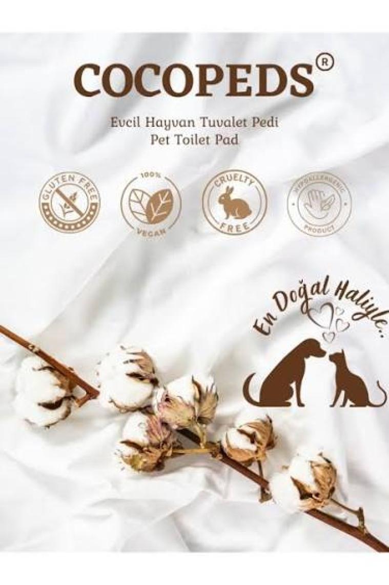 Cocopeds  Evcil Hayvan Tuvalet Pedi  (60*90) 30'lu