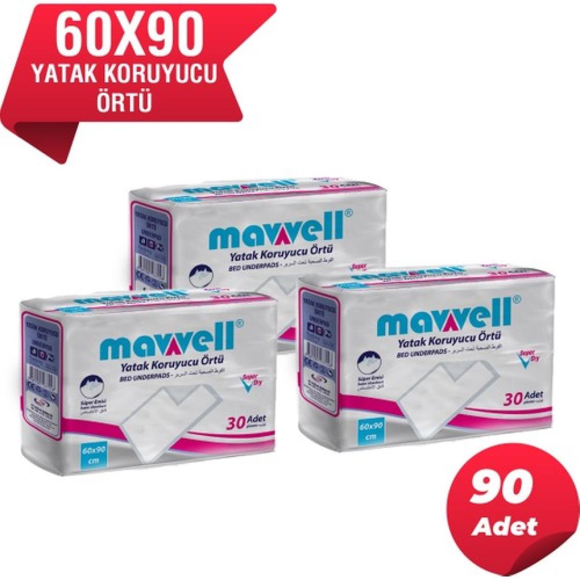 Mavvell Kedi Köpek Çiş Pedi 60 x 90 cm 3 x 30 90 Adet