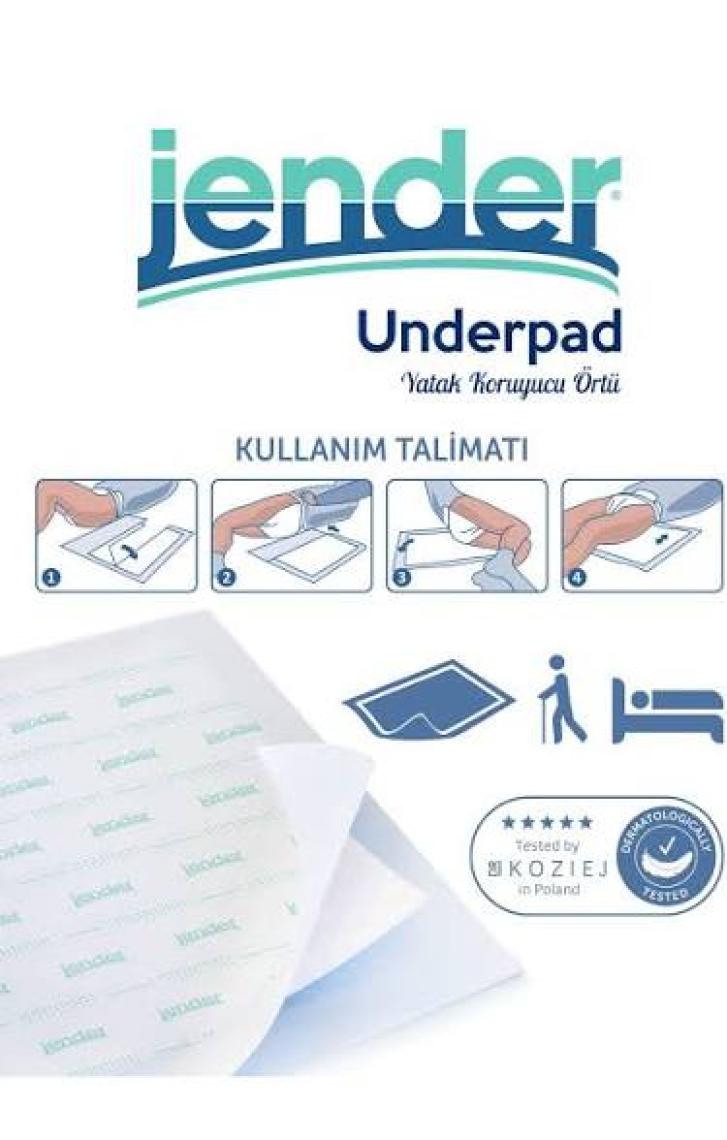 Jender 60X90 Kedi Köpek Çiş Pedi 120 Adet Çişpedi