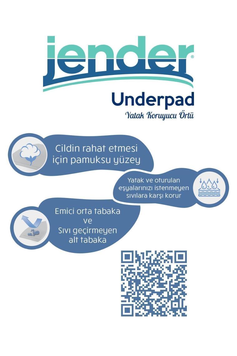 Jender Kedi Köpek Çiş Tuvalet Pedi Örtüsü 90 Adet 60X90 cm 90 Adet 30'lu x 3 Paket Yatak Koruyucu