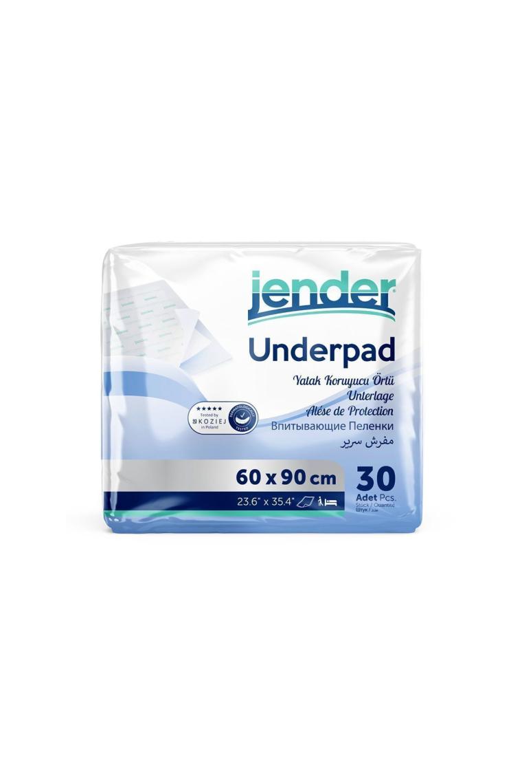 Jender Kedi Köpek Çiş Tuvalet Pedi Örtüsü 90 Adet 60X90 cm 90 Adet 30'lu x 3 Paket Yatak Koruyucu