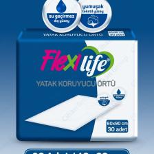 Flexi Life Köpek Çiş Pedi Yatak Koruyucu Örtü 60cm x 90cm 30'lu