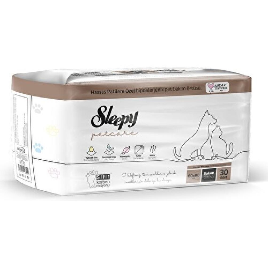 Sleepy Petcare 60x90 cm 30'lu Pet Bakım Örtüsü