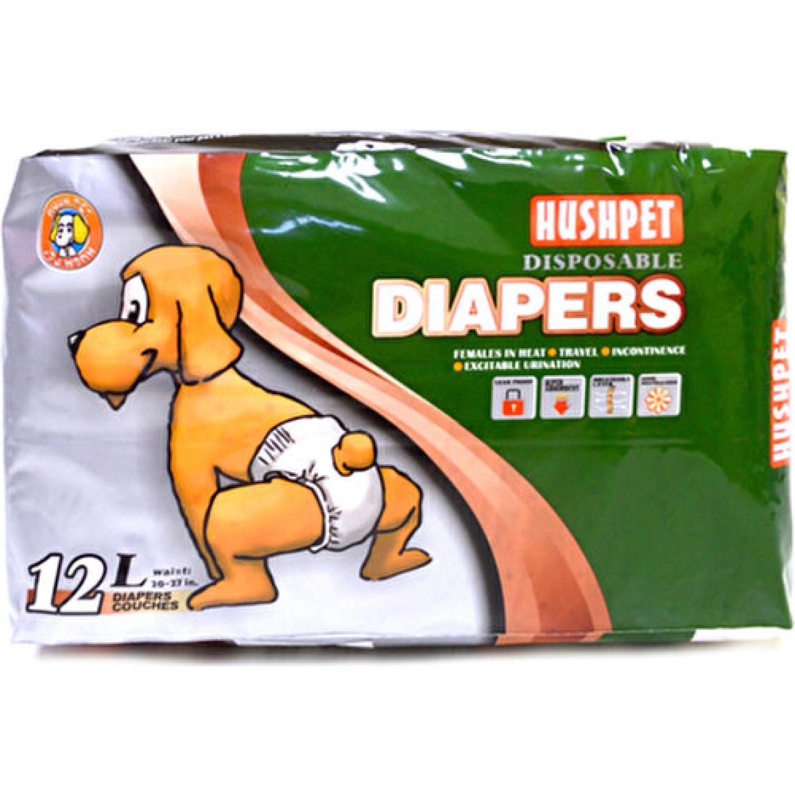 Hushpet Köpek Alt Tuvalet Bezi 12 Adet L Hush Pet Diapers Large 12'li Köpek