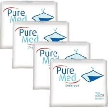 Pure Med  Köpek Çiş Pedi-Hast Altı Koruyucu Bez 60X90 30'LU(120 Adet)