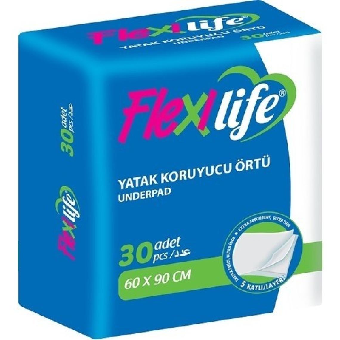 Flexi Life Flexilife Yatak  Örtü Köpek Çiş Pedi 60X90 cm  30 Adet 2 Paket