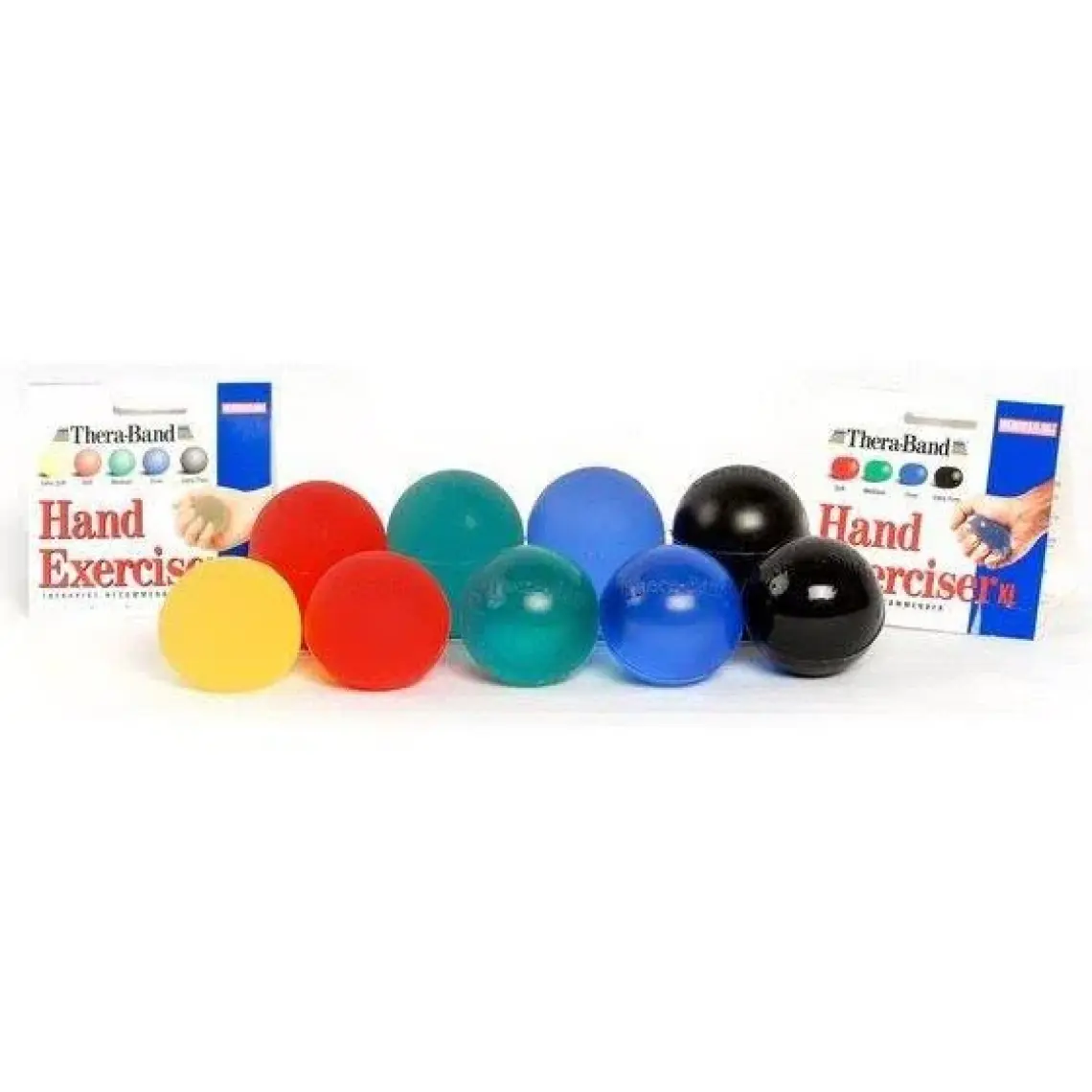 Thera-Band 12343 Hand Exerciser Xl El Jel Egzertsiz Topu Extra Çok Sert Siyah