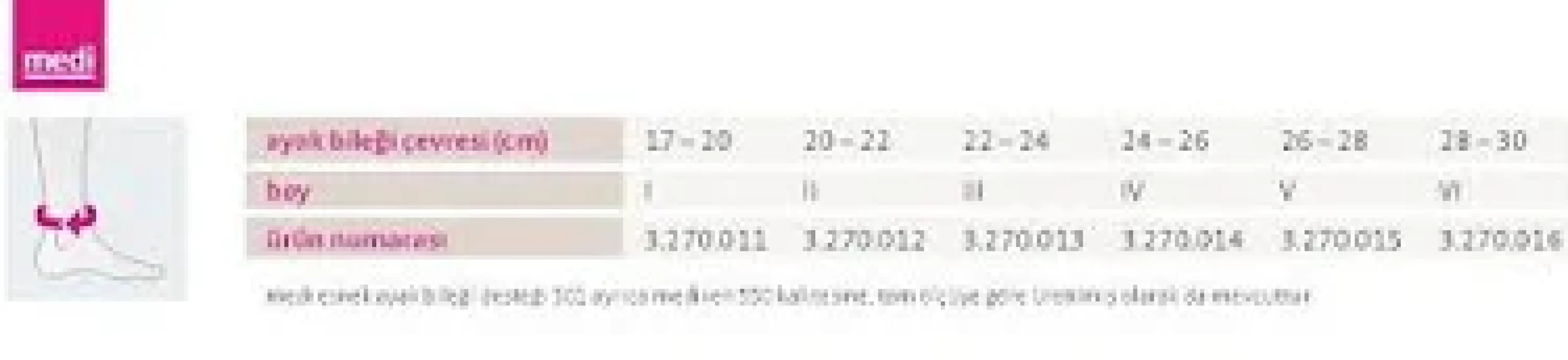 Medi 501 Elastic Ankle Support Ayak Bilekliği