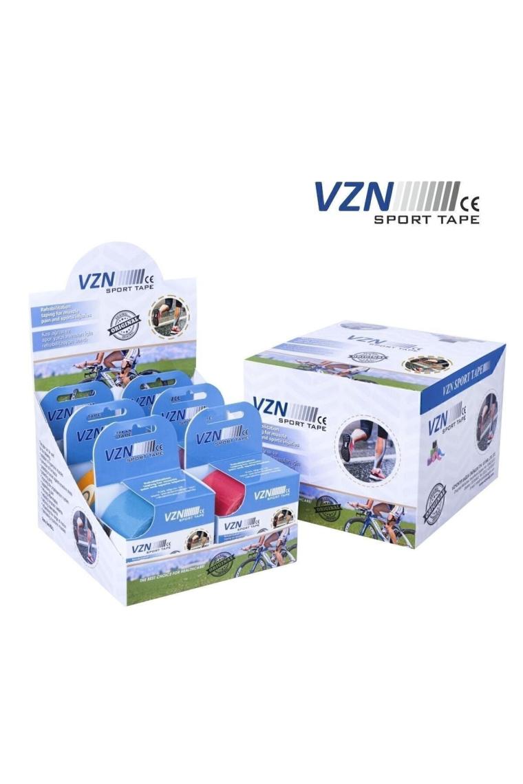 Vzn Sporttape Siyah Kinezyo Bandı Sporcu Kas Bandı 5cmx5mt