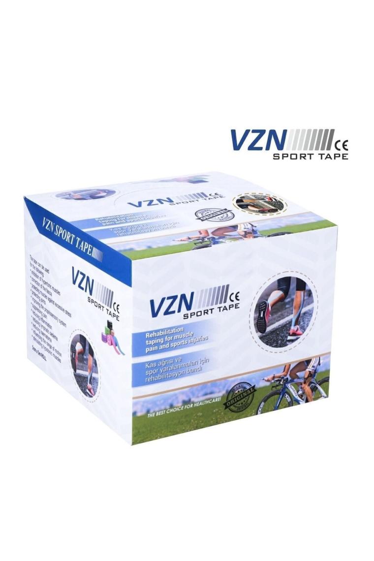 Vzn Sporttape Siyah Kinezyo Bandı Sporcu Kas Bandı 5cmx5mt