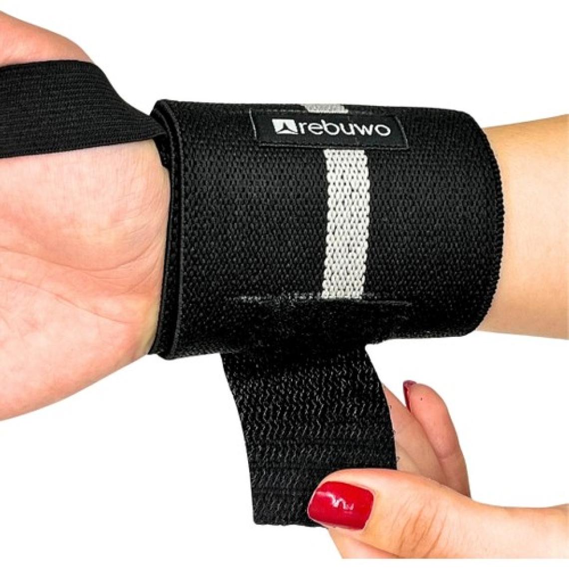 Rebuwo Fitness Ağırlık Destek Bilekliği Güç Bileklik 2 Adet