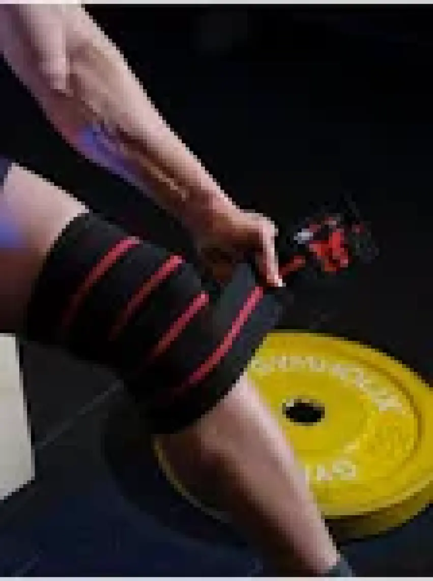 Dex Supports Fitness Spor Dizlik ,  Knee Wraps Diz Bandajı 2’li Paket