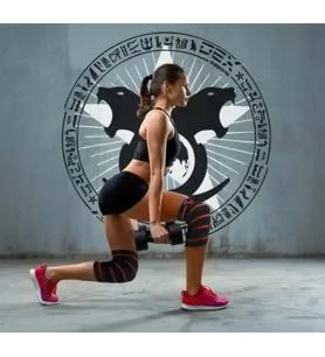 Dex Supports Fitness Spor Dizlik ,  Knee Wraps Diz Bandajı 2’li Paket