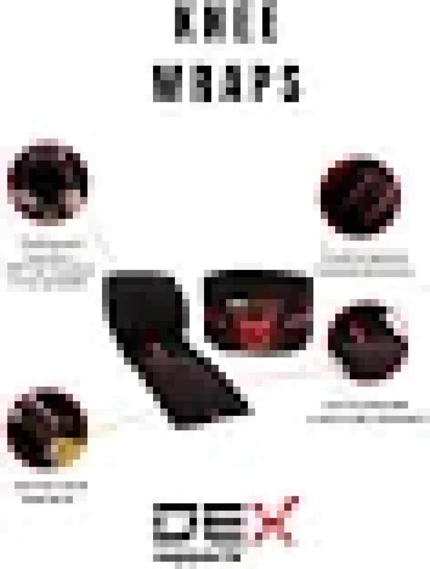 Dex Supports Fitness Spor Dizlik ,  Knee Wraps Diz Bandajı 2’li Paket