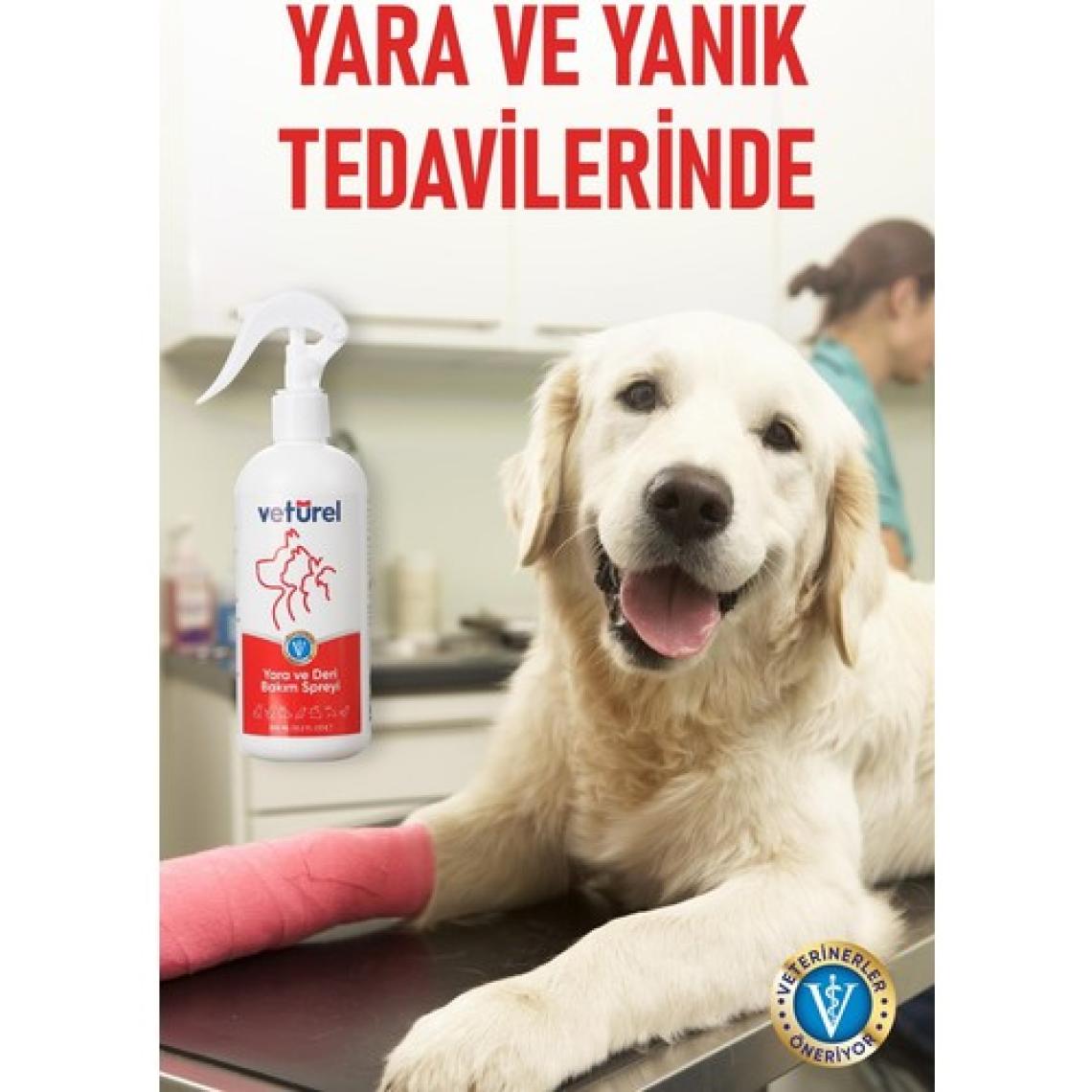 Yara ve Deri Bakım Spreyi 2x300 ml Kedi Mantar Tahriş Köpek Bul Sprey