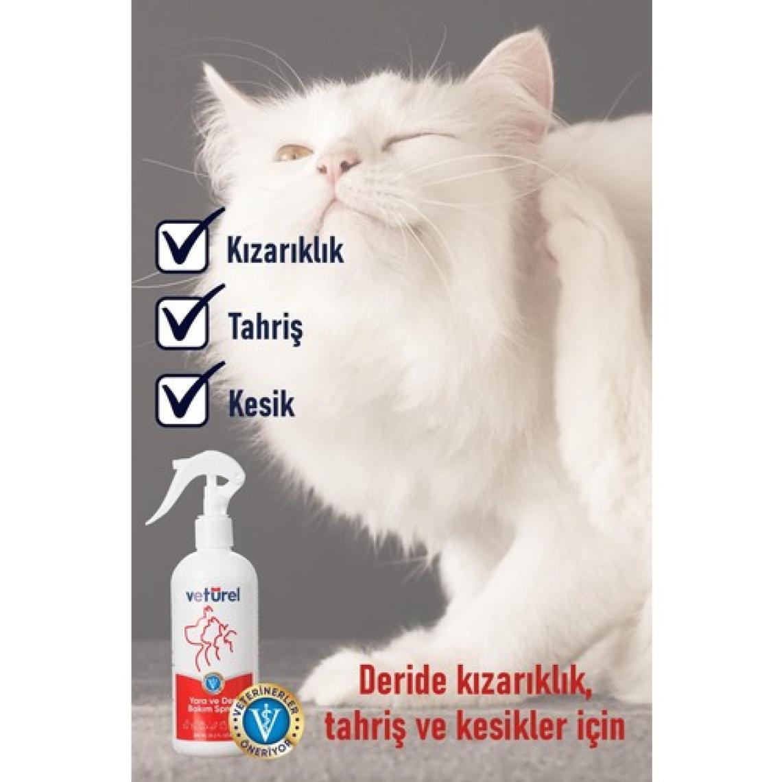 Yara ve Deri Bakım Spreyi 2x300 ml Kedi Mantar Tahriş Köpek Bul Sprey