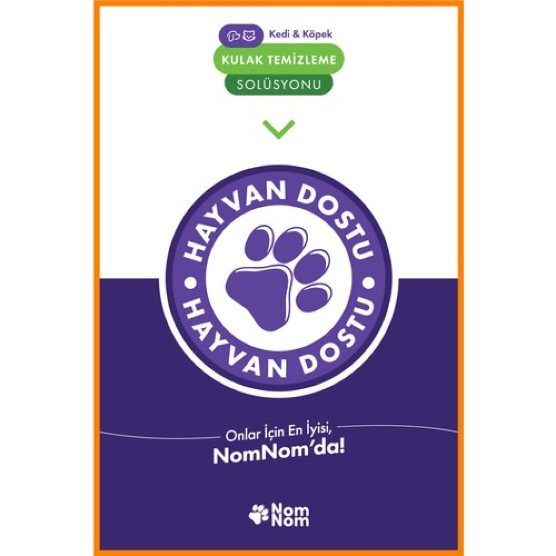 NomNom Kedi ve Köpek Kulak Temizleme Solüsyonu 60 ml – Kulak Kiri Temizleme ve Bakım
