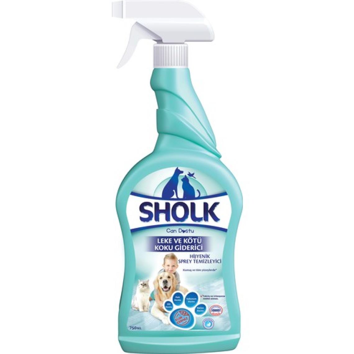 Sholk Evcil Hayvan Leke ve Koku Giderici Hijyenik Sprey 750ML