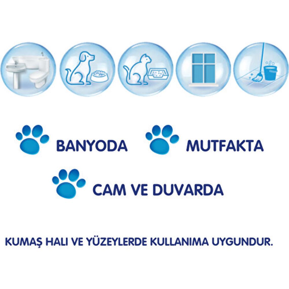 Sholk Evcil Hayvan Leke ve Koku Giderici Hijyenik Sprey 750ML
